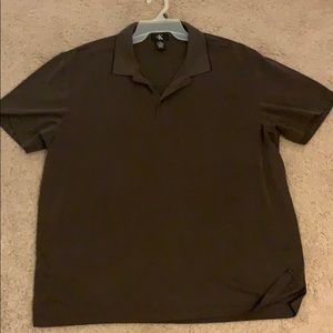 Brown Calvin Klein Polo Shirt